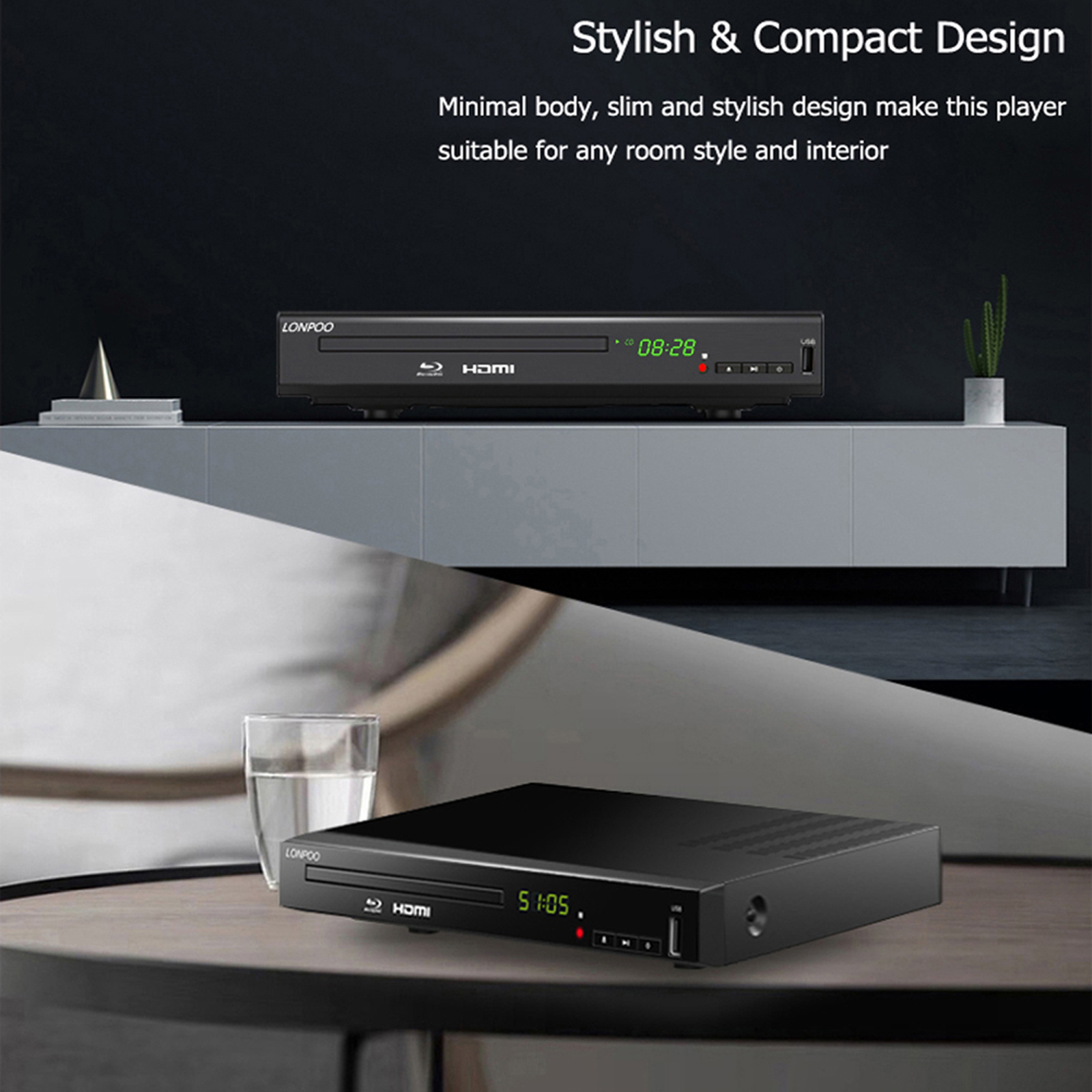 Blu Ray DVD Player, Metal Enclosure, LP-100 - 网站