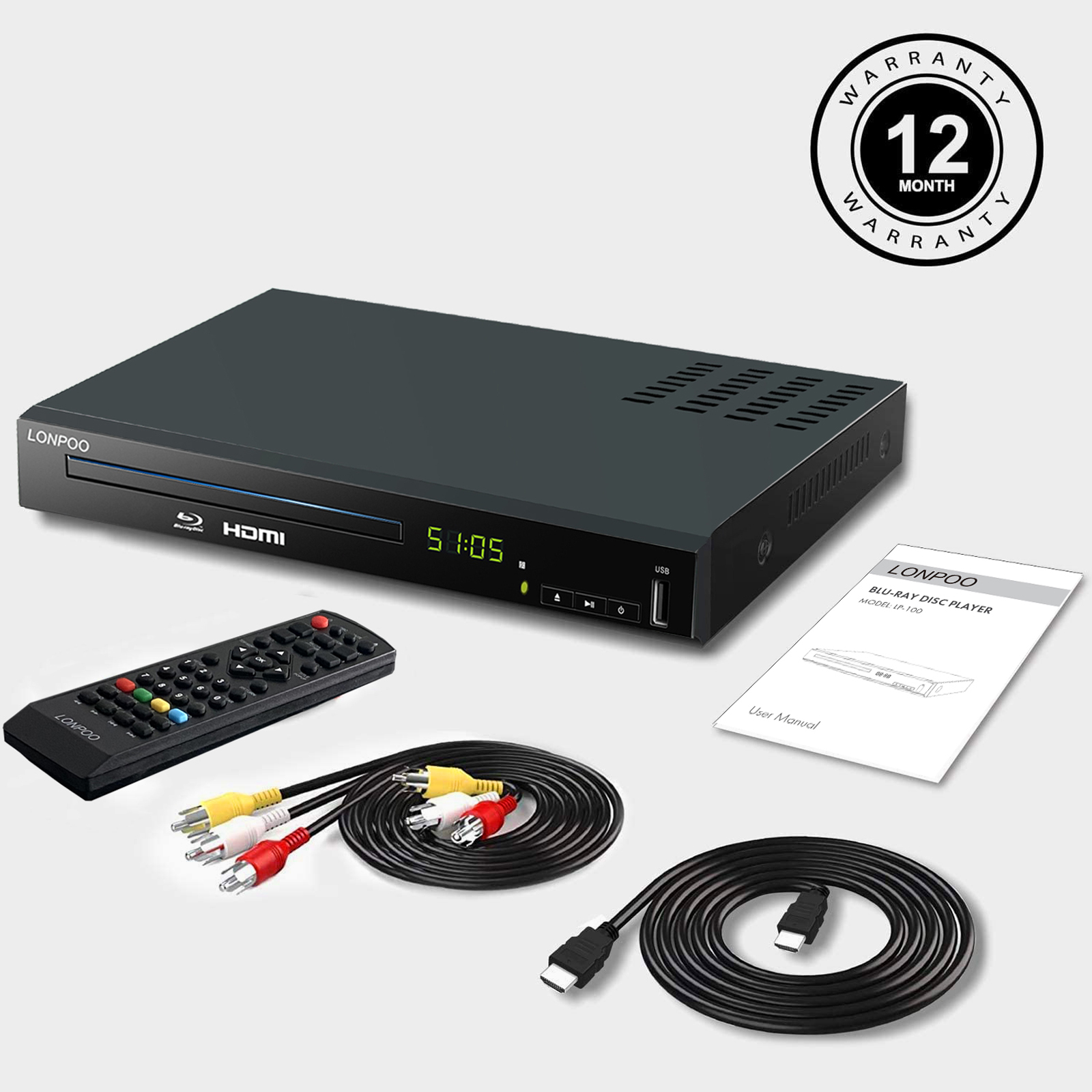 Blu Ray DVD Player, Metal Enclosure, LP-100 - 网站