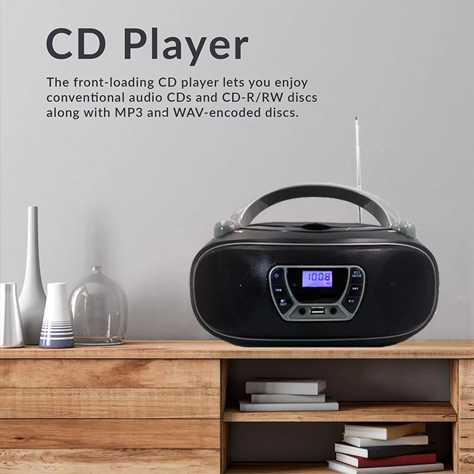 Portable CD Boombox LP-D07