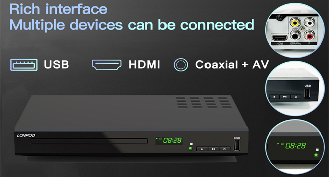 Blu Ray DVD Player, Metal Enclosure, LP-100 - 网站